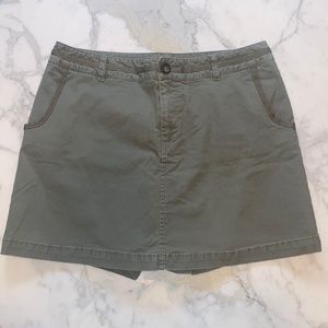 Vintage Dockers Skirt Skort Army Green Size 8 Y2K‎